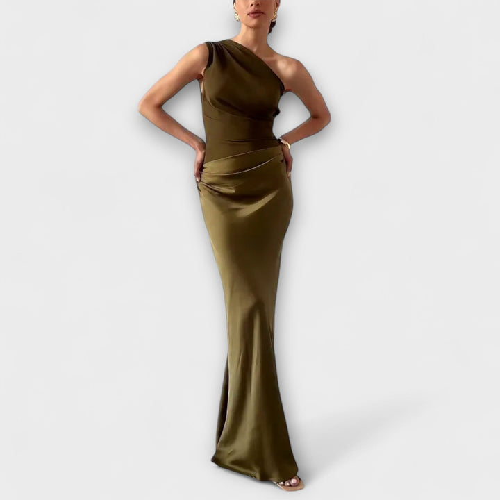 Nova | Elegancka sukienka maxi na jedno ramię