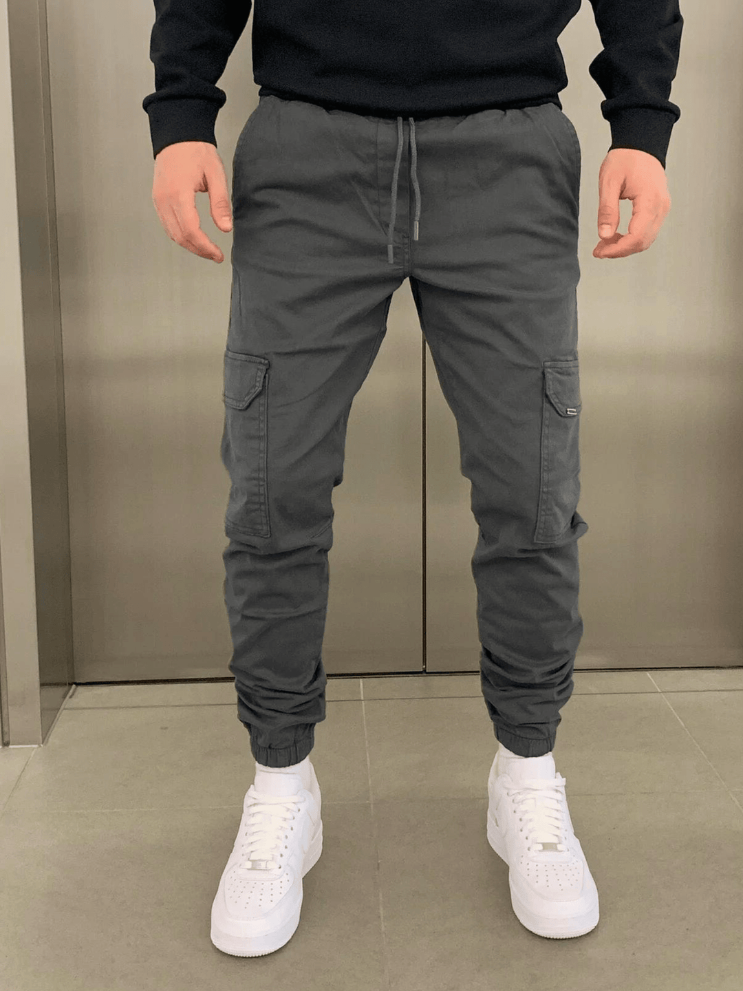 Dean | Spodnie cargo o kroju jogger