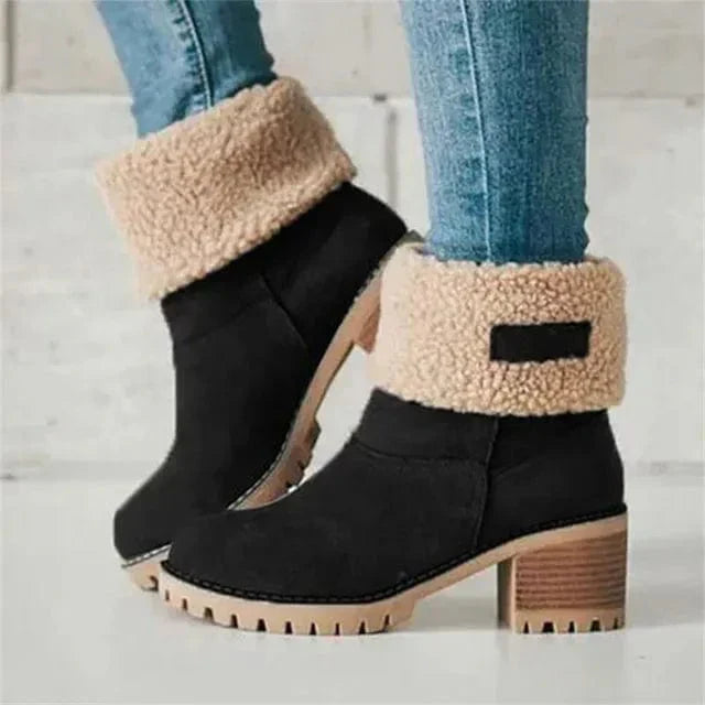 Manu™ Wełniane buty do łydki