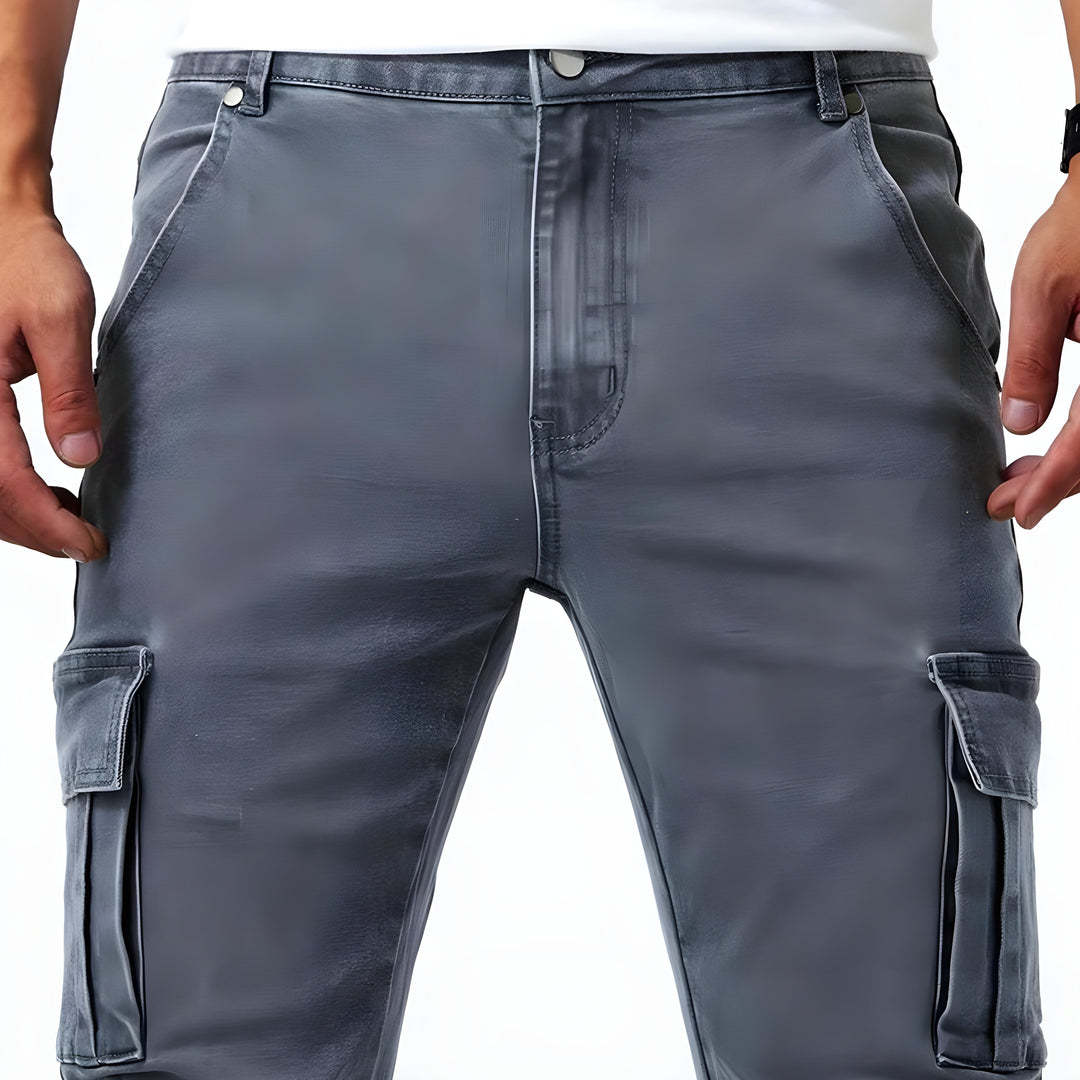 Samuel™ Rozciągliwe spodnie jeansowe cargo