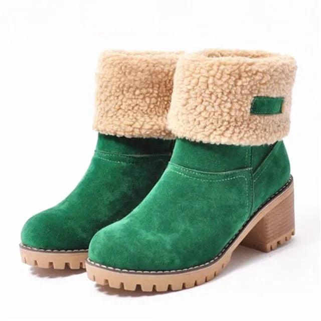 Manu™ Wełniane buty do łydki