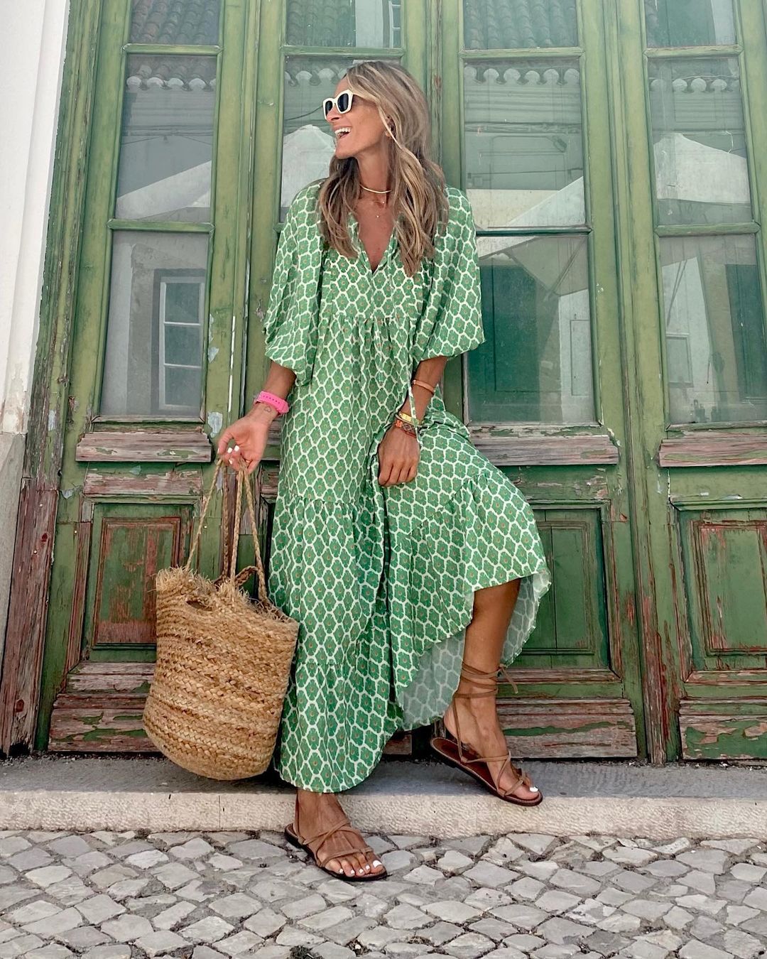Fleur™ Sukienka maxi w stylu boho