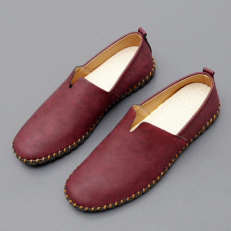 Santorini | Skórzane loafersy