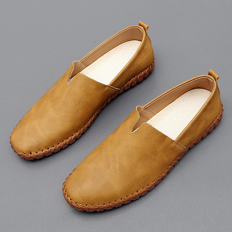 Santorini | Skórzane loafersy