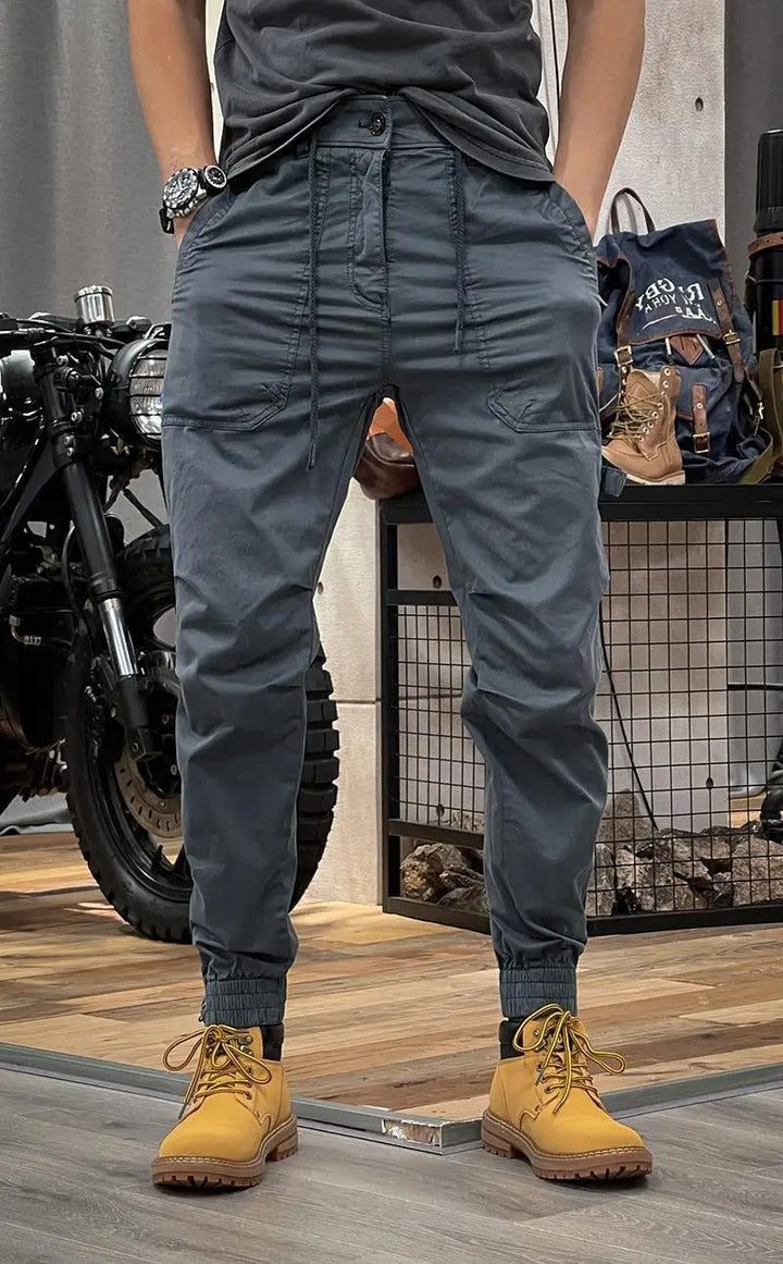 Michał™ Spodnie Cargo Stretch ze Spandexem
