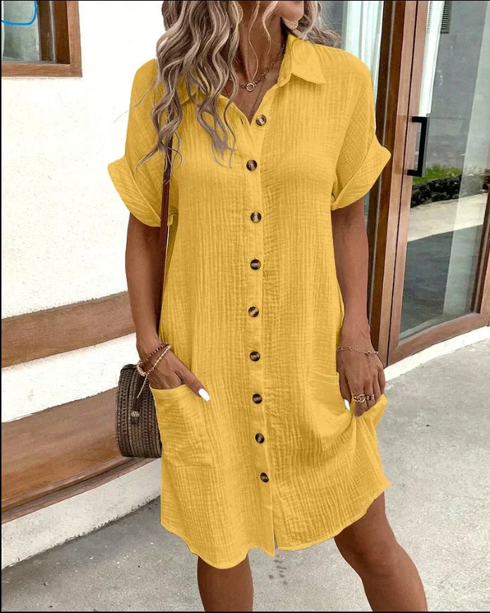Celest™ Elegancka sukienka polo