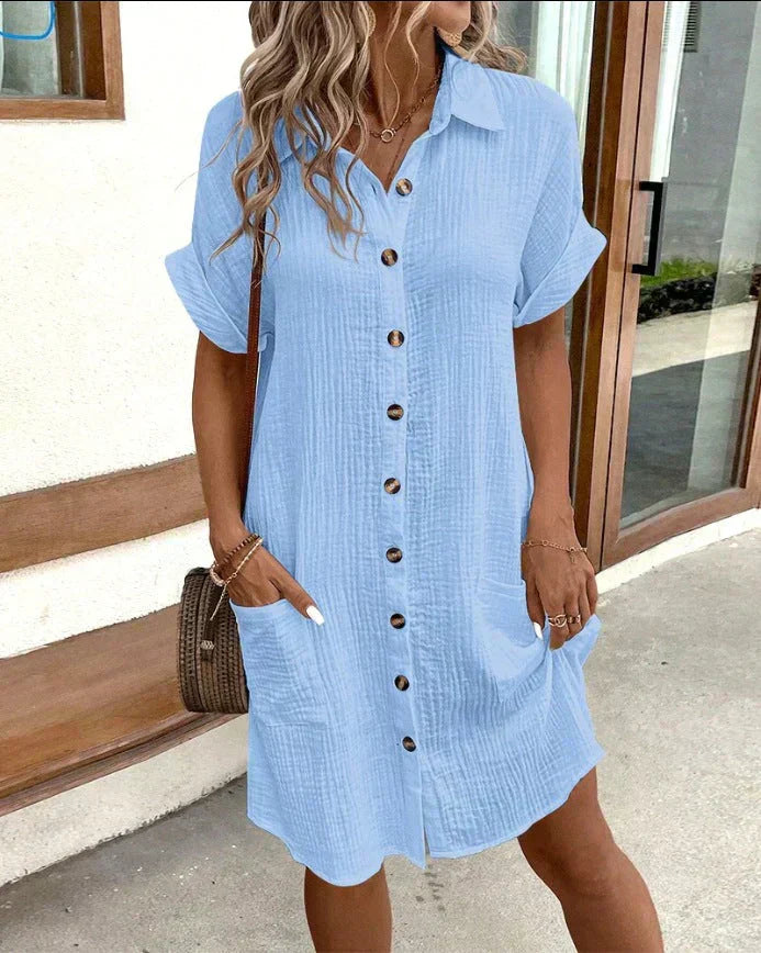 Celest™ Elegancka sukienka polo