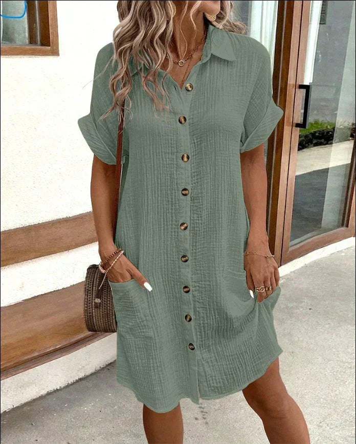 Celest™ Elegancka sukienka polo