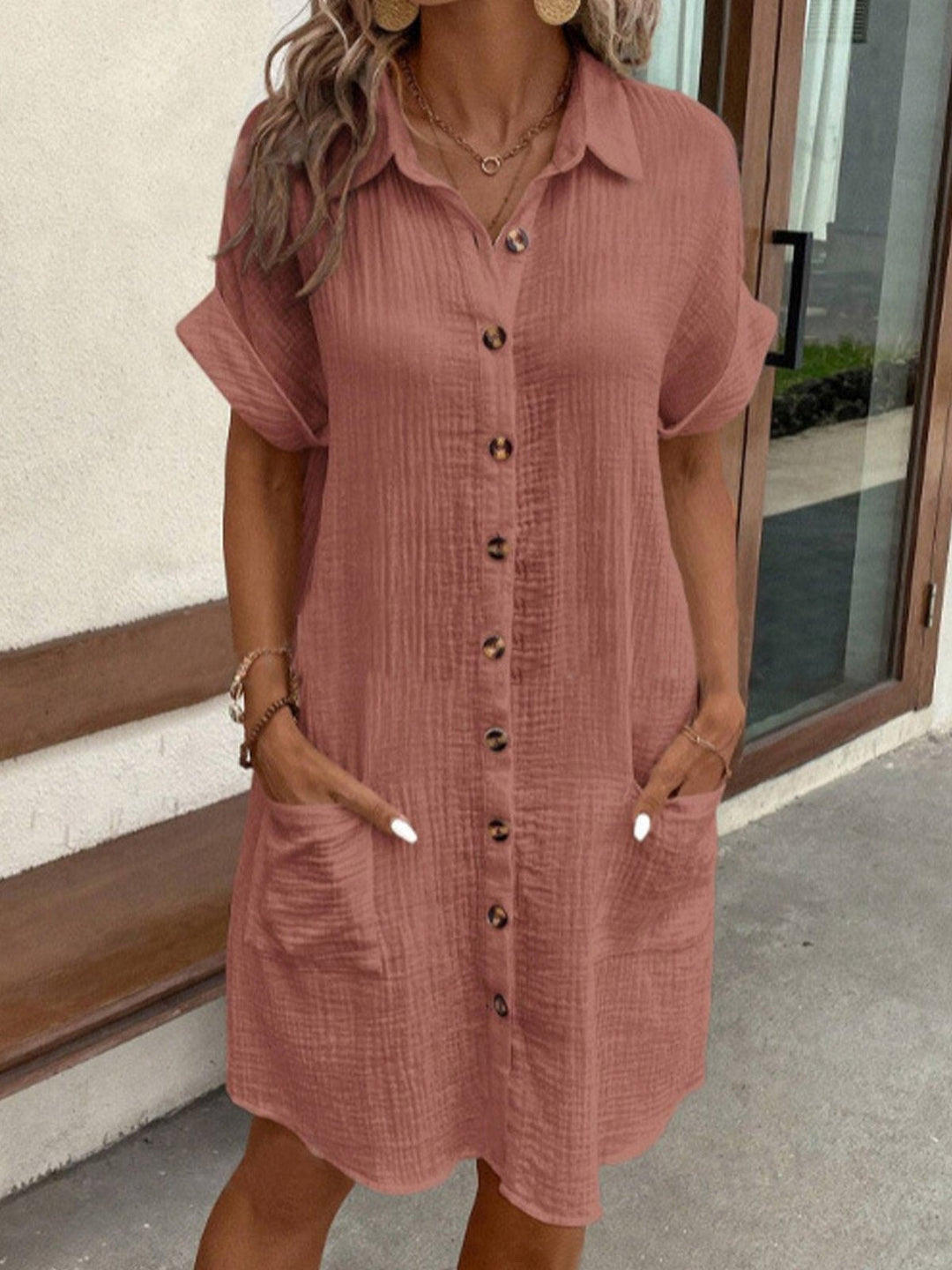 Celest™ Elegancka sukienka polo
