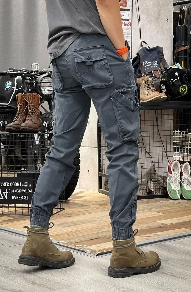 Michał™ Spodnie Cargo Stretch ze Spandexem