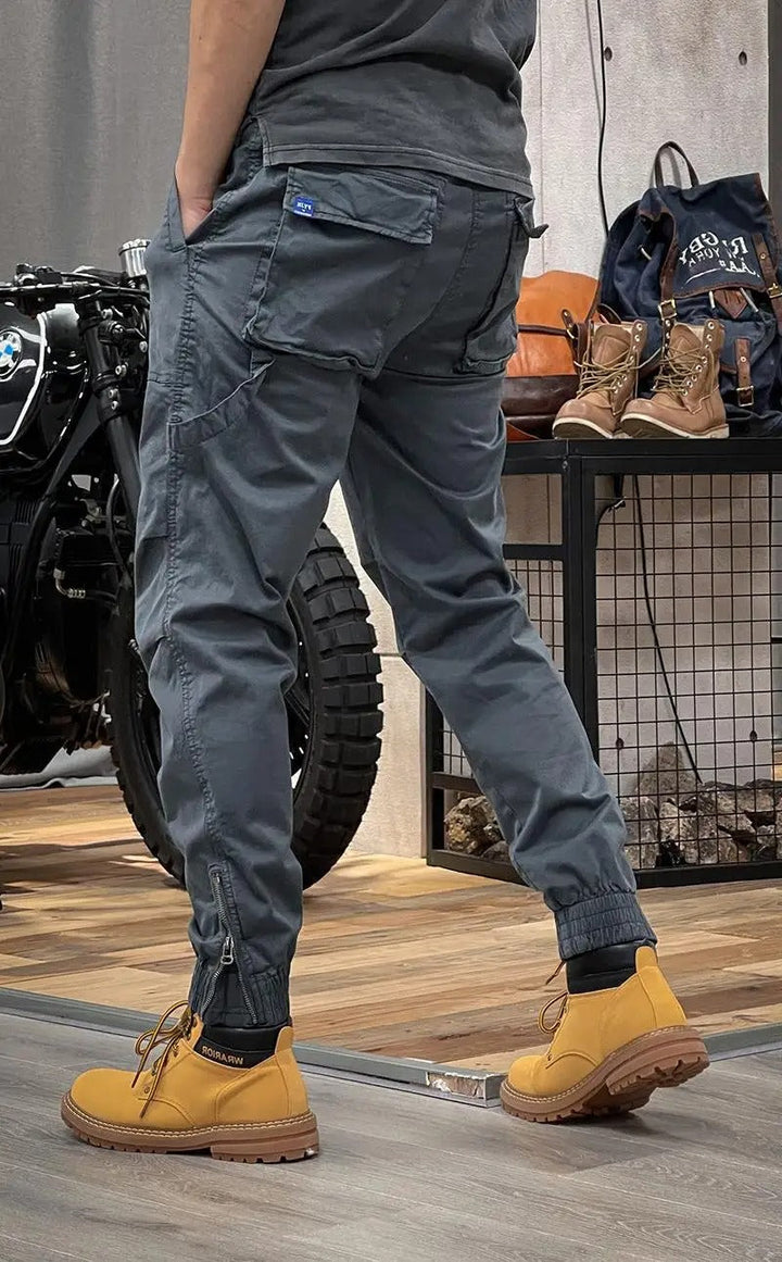 Michał™ Spodnie Cargo Stretch ze Spandexem