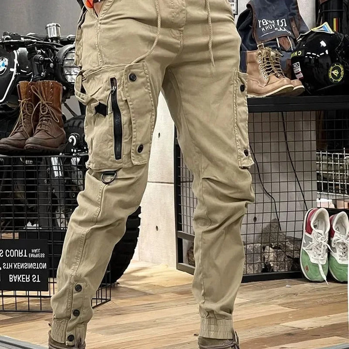 Michał™ Spodnie Cargo Stretch ze Spandexem