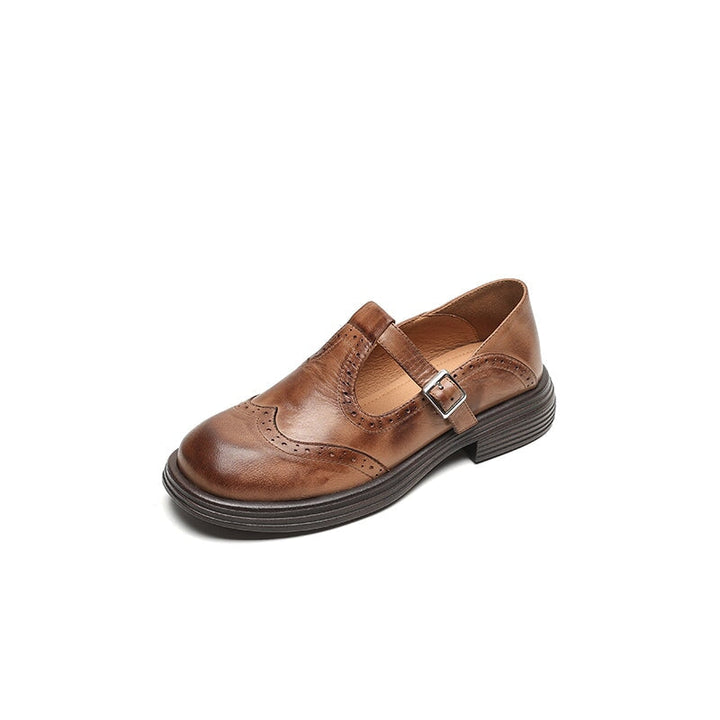 Velda | eleganckie skórzane buty mary jane