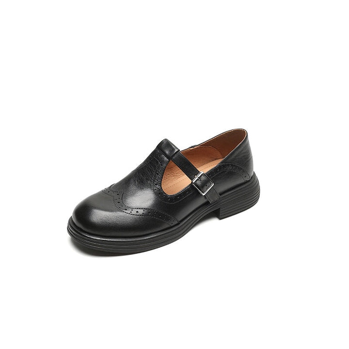 Velda | eleganckie skórzane buty mary jane