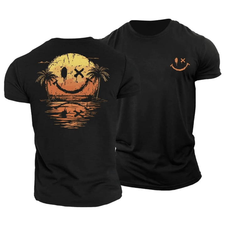 Smile | Letni T-shirt z uśmiechem i morzem
