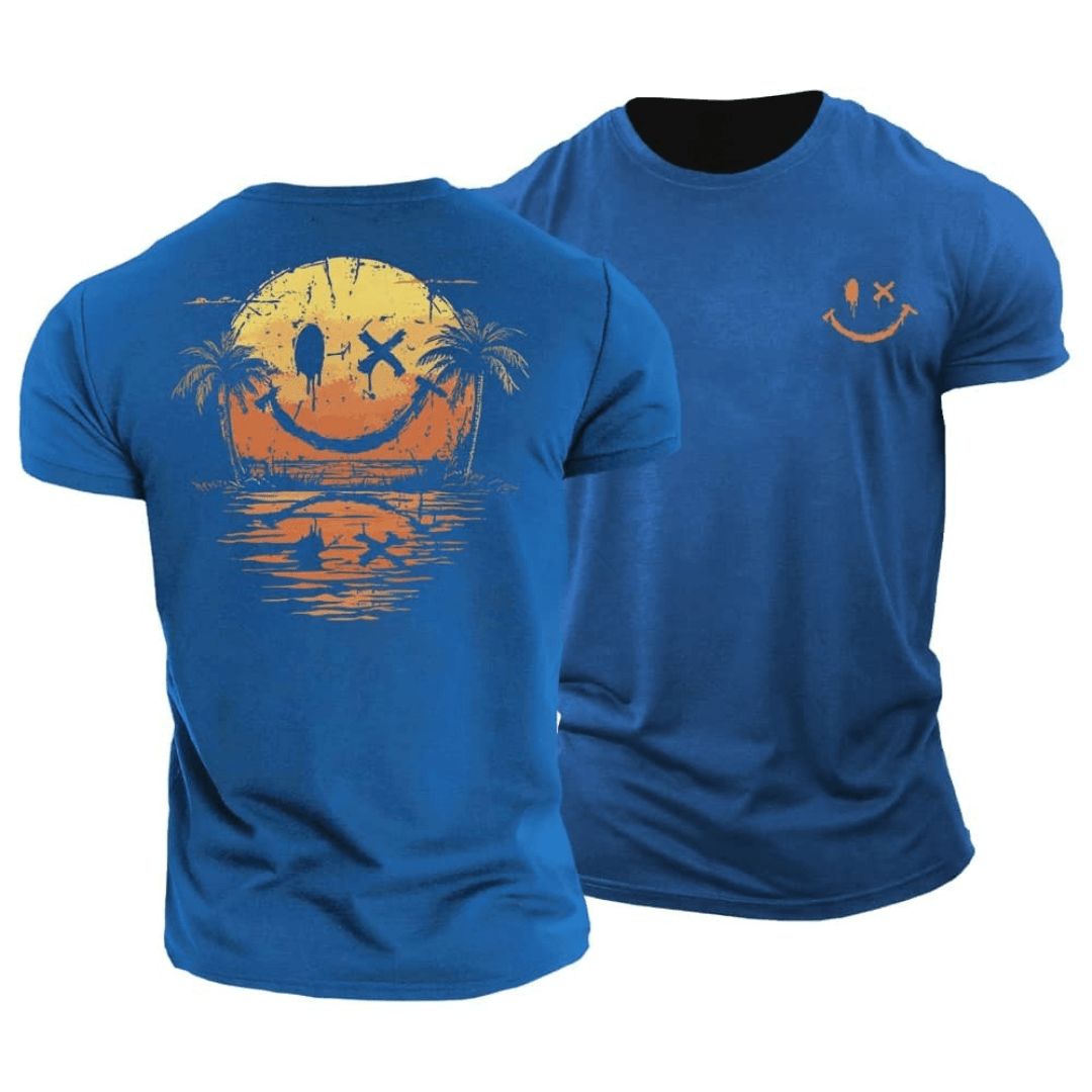 Smile | Letni T-shirt z uśmiechem i morzem