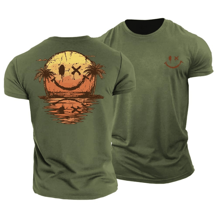 Smile | Letni T-shirt z uśmiechem i morzem