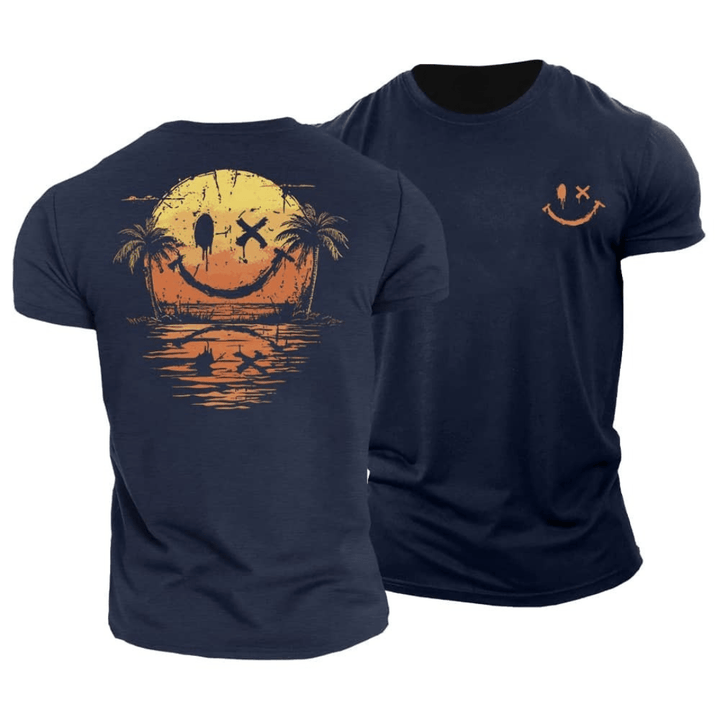 Smile | Letni T-shirt z uśmiechem i morzem