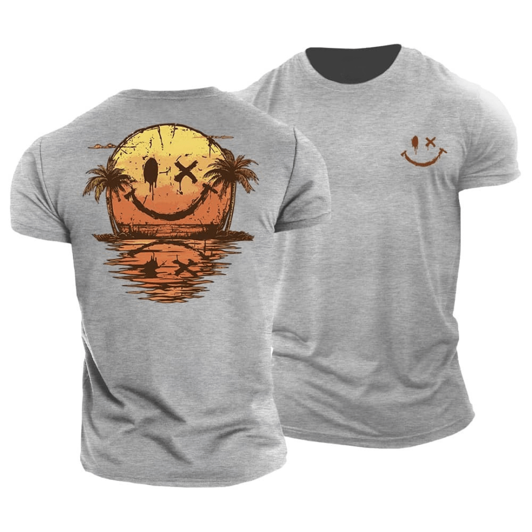 Smile | Letni T-shirt z uśmiechem i morzem