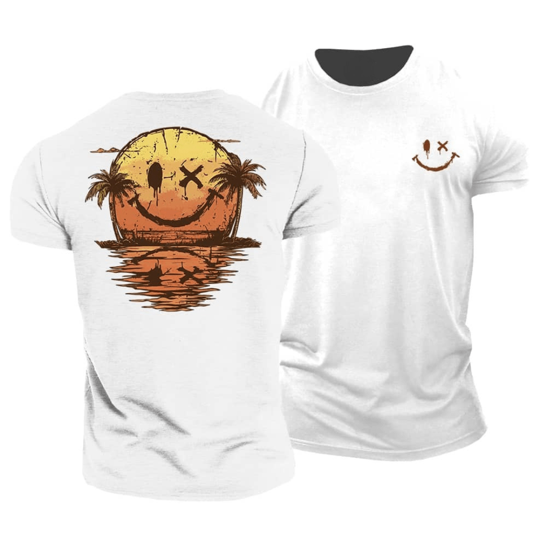 Smile | Letni T-shirt z uśmiechem i morzem